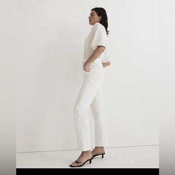 NWT Madewell The High Rise '90s Straight Jean: Two-Tone Workwear Edition - Picture 2 of 12